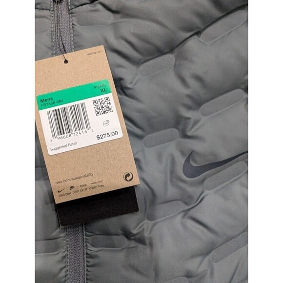 Nike Therma-FIT ADV AeroLoft Repel Down Running Jacket Grey Sz XL FB7556-084 NWT - Picture 15 of 15